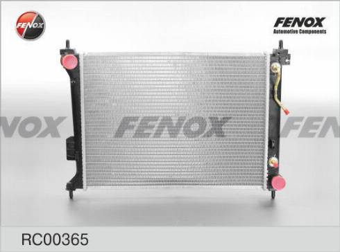 Fenox RC00365 - Радіатор, охолодження двигуна autocars.com.ua