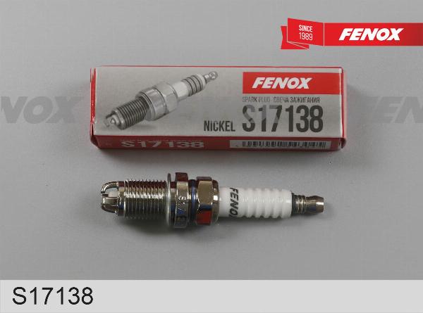 Fenox S17138 - Свічка запалювання autocars.com.ua