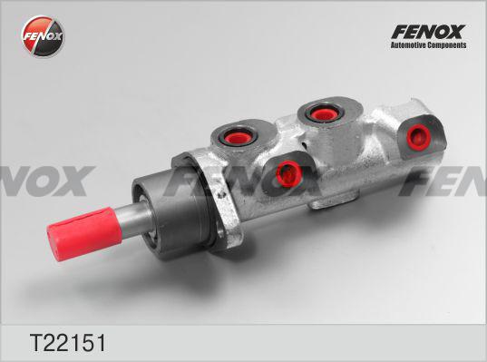 Fenox T22151 - Головний гальмівний циліндр autocars.com.ua