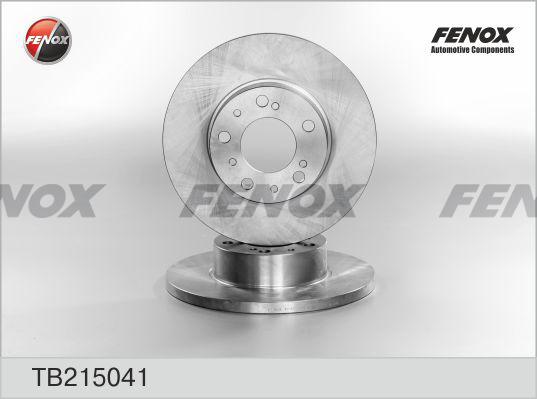 Fenox TB215041 - Тормозной диск avtokuzovplus.com.ua