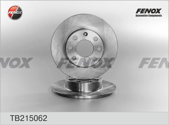 Fenox TB215062 - Гальмівний диск autocars.com.ua