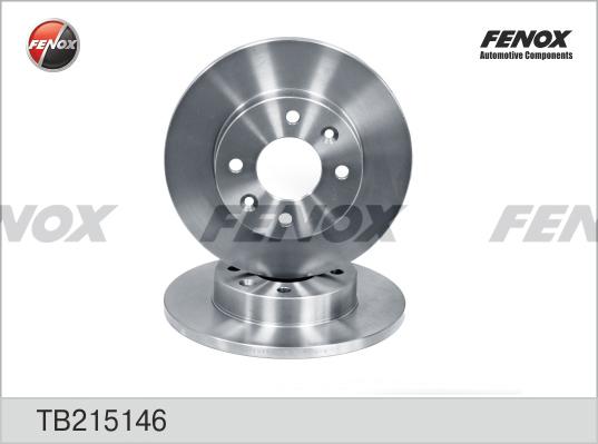 Fenox TB215146 - Диск торм.пер Renault autodnr.net