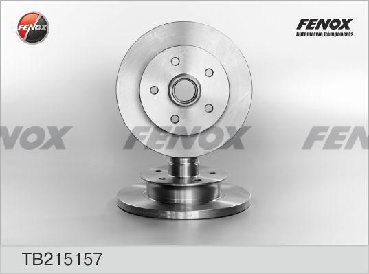 Fenox TB215157 - Гальмівний диск autocars.com.ua