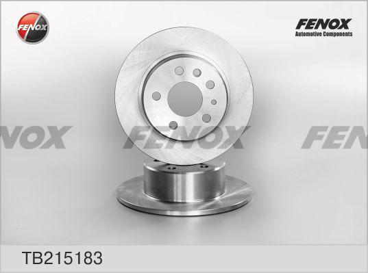 Fenox TB215183 - Тормозной диск avtokuzovplus.com.ua