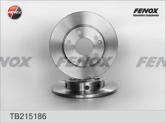 Fenox TB215186 - Гальмівний диск autocars.com.ua