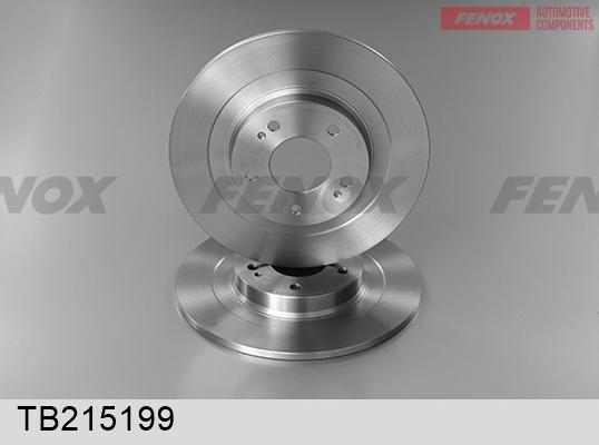 Fenox TB215199 - Гальмівний диск autocars.com.ua