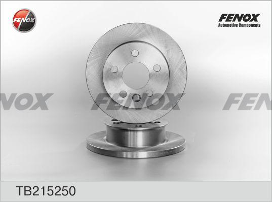 Fenox TB215250 - Тормозной диск autodnr.net