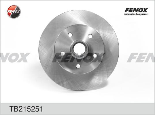 Fenox TB215251 - Гальмівний диск autocars.com.ua