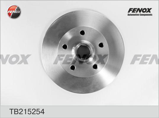 Fenox TB215254 - Гальмівний диск autocars.com.ua