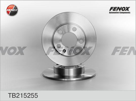 Fenox TB215255 - Гальмівний диск autocars.com.ua