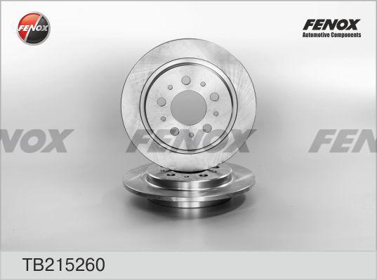 Fenox TB215260 - Тормозной диск autodnr.net