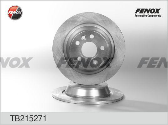 Fenox TB215271 - Гальмівний диск autocars.com.ua