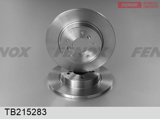 Fenox TB215283 - Гальмівний диск autocars.com.ua