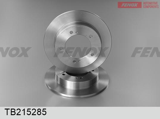 Fenox TB215285 - Гальмівний диск autocars.com.ua