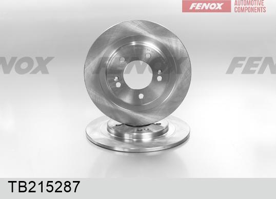 Fenox TB215287 - Гальмівний диск autocars.com.ua