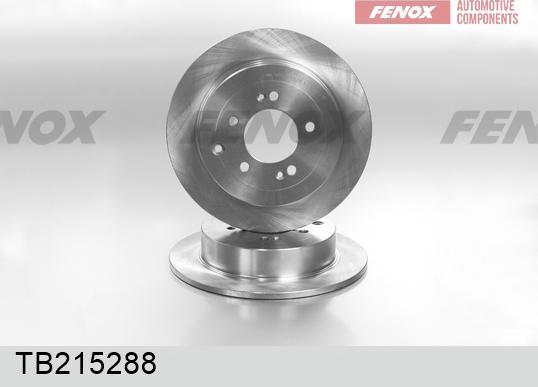 Fenox TB215288 - Гальмівний диск autocars.com.ua