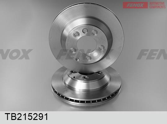 Fenox TB215291 - Гальмівний диск autocars.com.ua