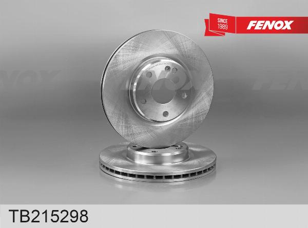 Fenox TB215298 - Гальмівний диск autocars.com.ua