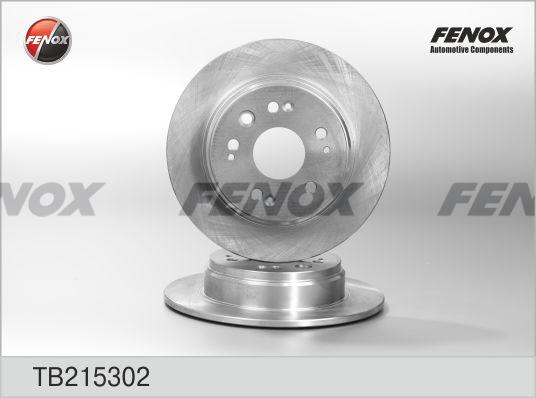 Fenox TB215302 - Тормозной диск autodnr.net