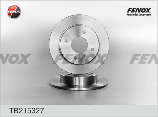 Fenox TB215327 - Диск торм.зад Nissan Primera autodnr.net