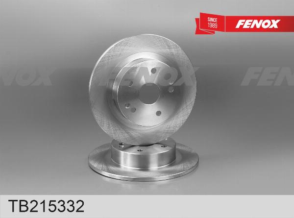 Fenox TB215332 - Гальмівний диск autocars.com.ua