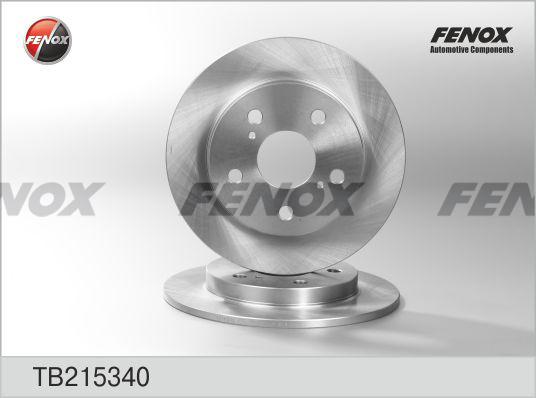 Fenox TB215340 - Тормозной диск avtokuzovplus.com.ua