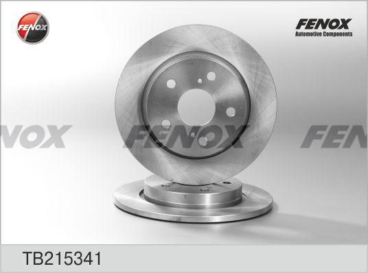Fenox TB215341 - Тормозной диск avtokuzovplus.com.ua