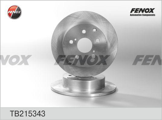 Fenox TB215343 - Тормозной диск autodnr.net