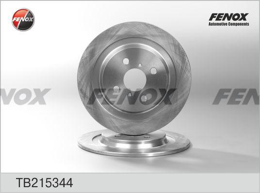 Fenox TB215344 - Гальмівний диск autocars.com.ua
