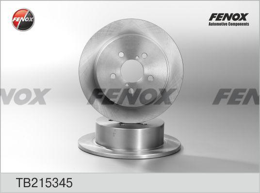 Fenox TB215345 - Тормозной диск autodnr.net