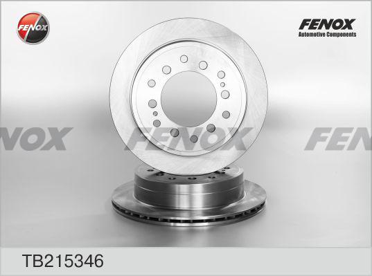 Fenox TB215346 - Тормозной диск avtokuzovplus.com.ua