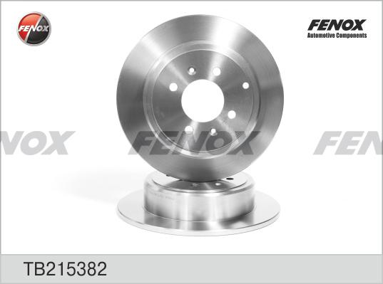 Fenox TB215382 - Тормозной диск avtokuzovplus.com.ua