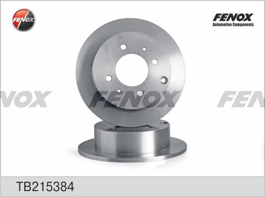 Fenox TB215384 - Тормозной диск avtokuzovplus.com.ua