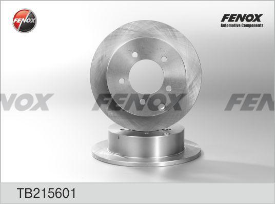 Fenox TB215601 - Гальмівний диск autocars.com.ua