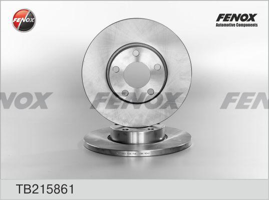 Fenox TB215861 - Гальмівний диск autocars.com.ua