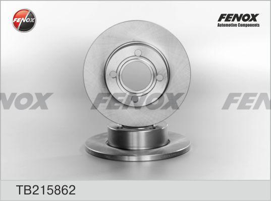 Fenox TB215862 - Тормозной диск avtokuzovplus.com.ua