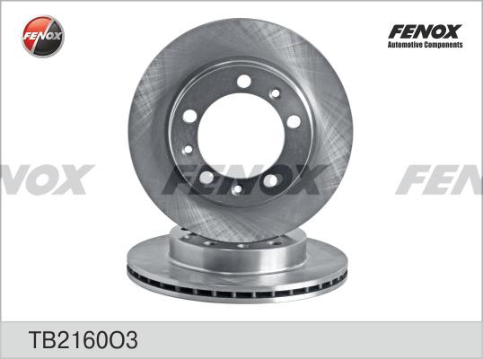 Fenox TB2160O3 - Тормозной диск avtokuzovplus.com.ua
