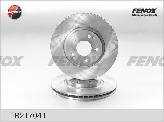 Fenox TB217041 - Гальмівний диск autocars.com.ua