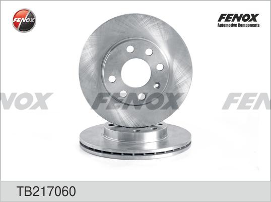 Fenox TB217060 - Гальмівний диск autocars.com.ua
