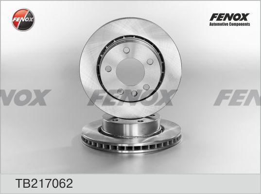 Fenox TB217062 - Гальмівний диск autocars.com.ua