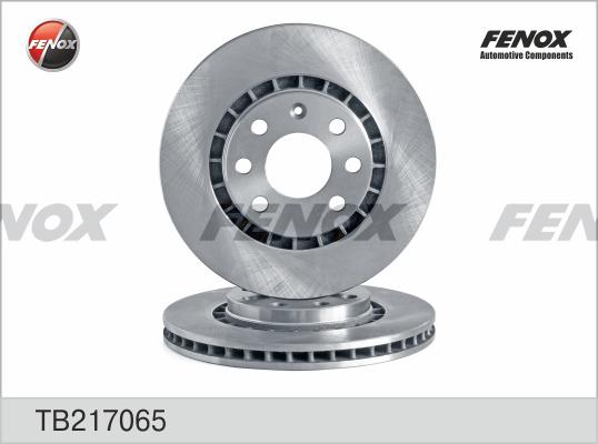 Fenox TB217065 - Тормозной диск avtokuzovplus.com.ua