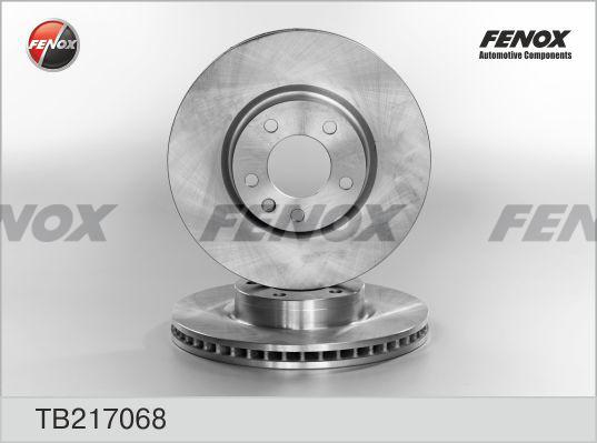 Fenox TB217068 - Гальмівний диск autocars.com.ua
