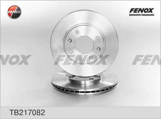 Fenox TB217082 - Гальмівний диск autocars.com.ua