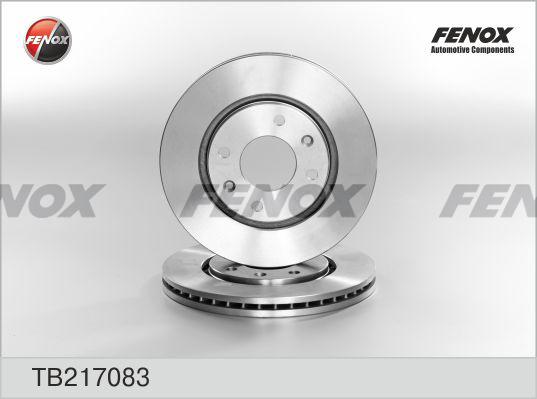 Fenox TB217083 - Тормозной диск avtokuzovplus.com.ua