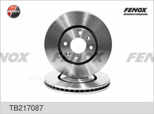 Fenox TB217087 - Тормозной диск avtokuzovplus.com.ua