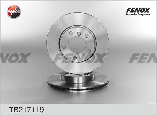 Fenox TB217119 - Тормозной диск avtokuzovplus.com.ua