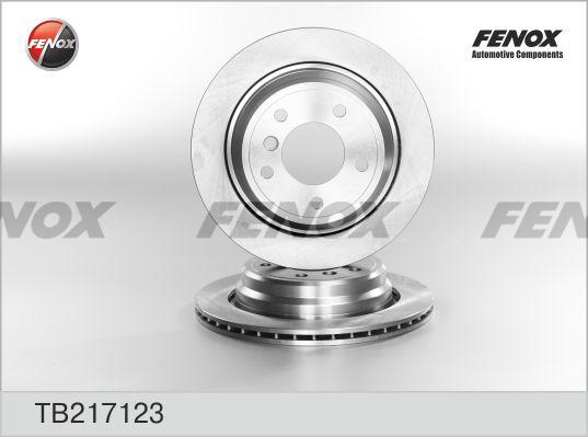 Fenox TB217123 - Гальмівний диск autocars.com.ua