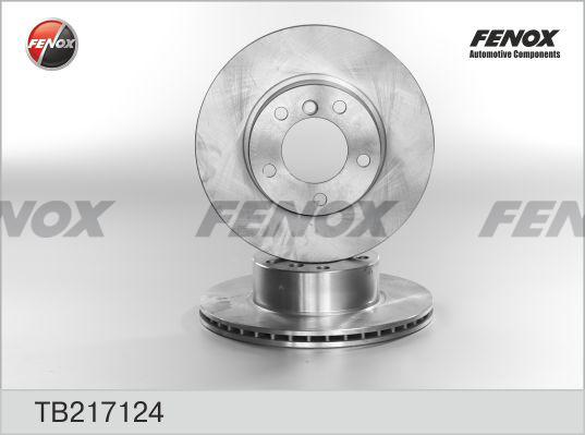 Fenox TB217124 - Гальмівний диск autocars.com.ua