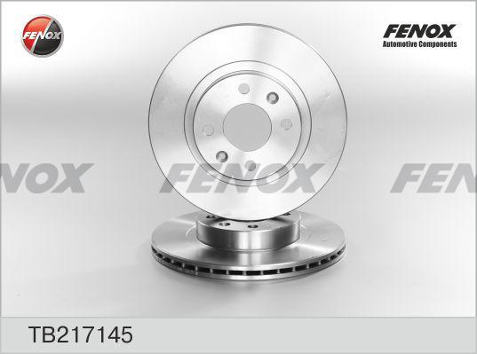 Fenox TB217145 - Гальмівний диск autocars.com.ua