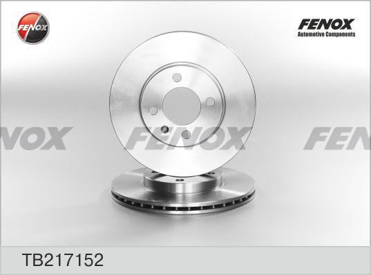 Fenox TB217152 - Тормозной диск avtokuzovplus.com.ua